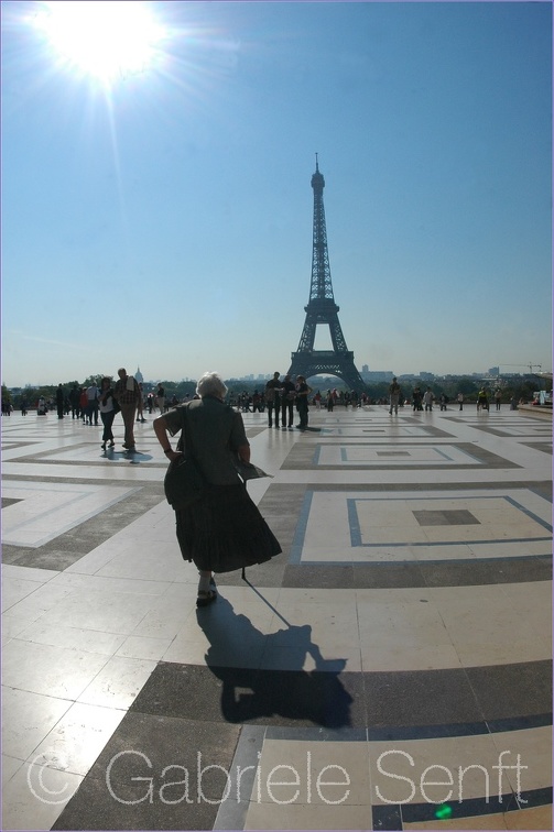 2008 mit Mutter in Paris