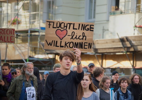31.08.2014 – Berlin, Demonstration Warschauer Straße, Motto 