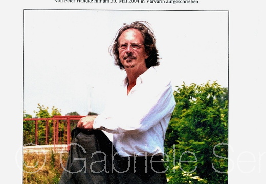 2004 Peter Handke  in Varvarin