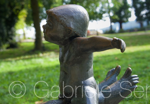 September 2014 Berlin, seit 1974 kann man sie antreffen, das Geschwisterpaar von Theo Balden