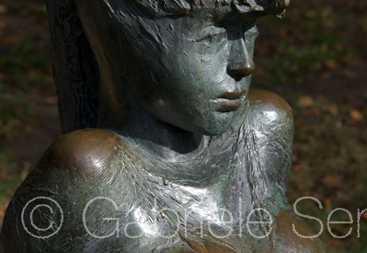 September 2014 Berlin, seit 1974 kann man sie antreffen, das Geschwisterpaar von Theo Balden