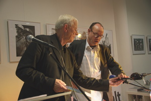 16.12. 2014 - jW Ladengalerie - Lange Nacht der DDR Literatur, dabei Rolf Becker.