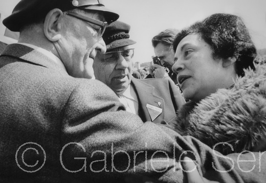 19.04.1975 Gedenken im ehemaligen KOnzentrationslager Sachsenhausen 