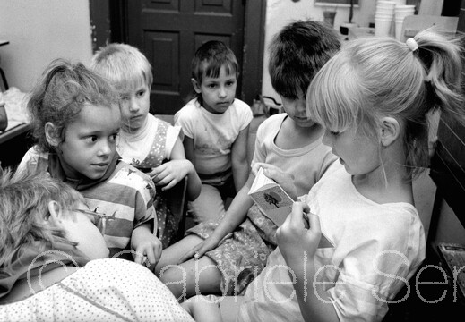1989 Kinder der 1. KLasse im Schulhort