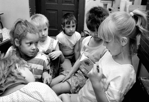 Kinder der 1. KLasse im Schulhort