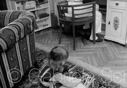 1987 Monika Ehrhardt mit Tochter 