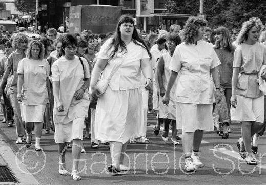24. Juli 1991 Berlin – Demo für bessere Arbeitsbedingungen