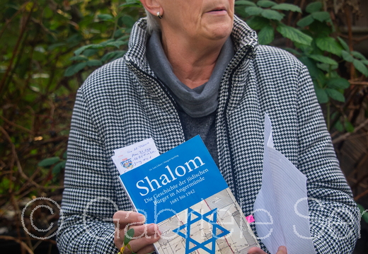 9. November 2024 – Angermünde, Gedenken auf dem ehemaligen jüdischen Friedhof