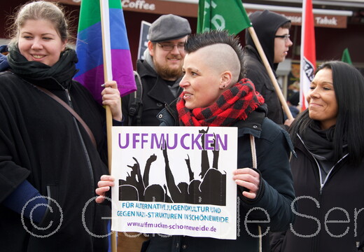 24. März 2018 Protest gegen rechts in Köpenick