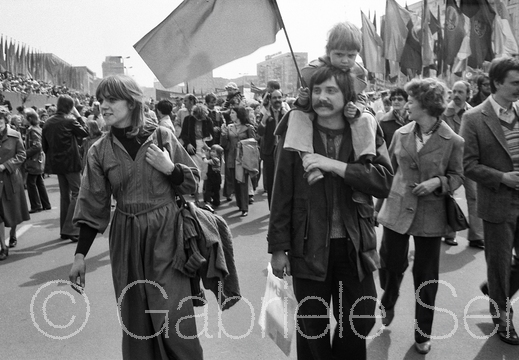 1. Mai 1980 –  Berlin zur Demo mit Arbeitskollegen