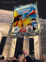 25.01.2025 Kundgebung am  Brandenburger Tor gegen AFD