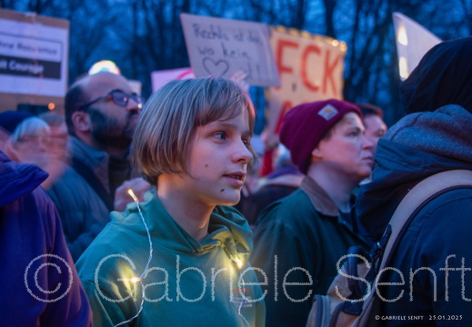 25.01.2025 Kundgebung am  Brandenburger Tor gegen AFD