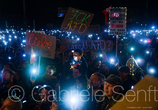 25.01.2025 Kundgebung am  Brandenburger Tor gegen AFD