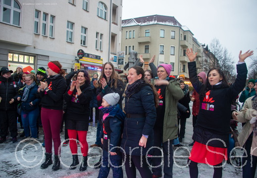 14.02.2025 One Billion Rising in Berlin Treptow Köpenick