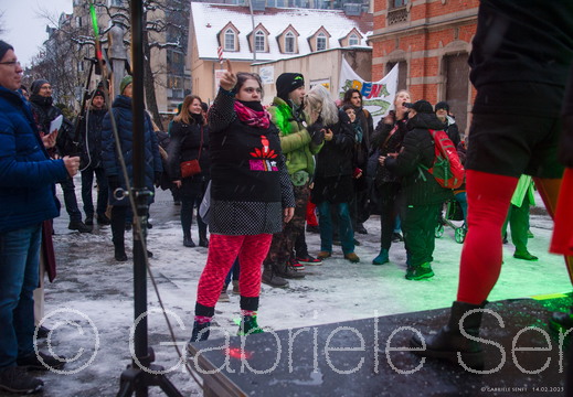 14.02.2025 One Billion Rising in Berlin Treptow Köpenick