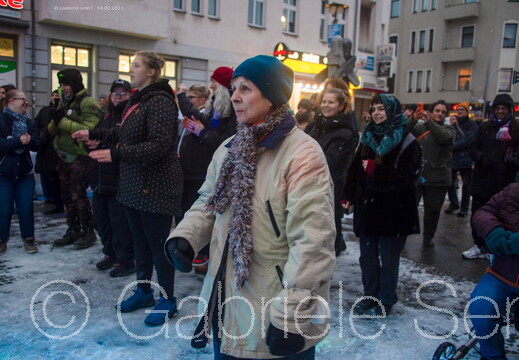 14.02.2025 One Billion Rising in Berlin Treptow Köpenick