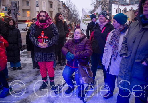 14.02.2025 One Billion Rising in Berlin Treptow Köpenick