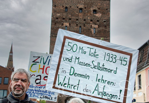 8. Mai 2015 in Demmin - Proteste gegen rechten Aufmarsch
