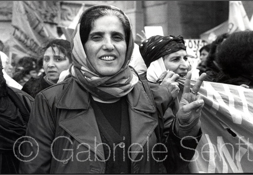 2000 Brüssel, beim Weltfrauenmarsch