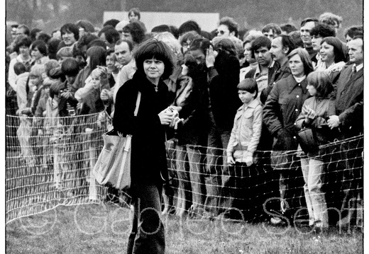 1979 beim Fototermin Windhundrennen in Berlin