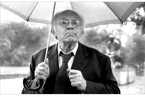 1984 – Arno Mohr am Käthe Kollwitz Platz, Berlin, Prenzlauer Berg