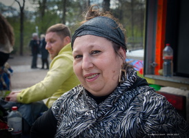 08.04.2025 Teilnehmerin aus Hamburg  an der Großen Demo zum Welt Roma Tag
