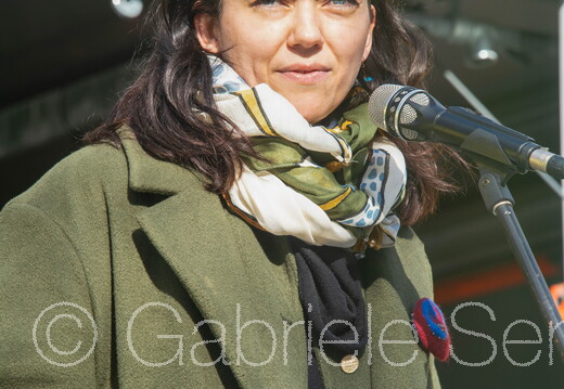 08.04. 2025 Alina Voinea, bei der Demo zum Welt Roma Tag in Berlin