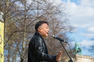 08.04.2025 – Hamze Bytyci, leitender Organisator der Aktionen zum Welt-Roma Tag in Berlin