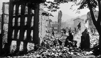 Repro einer historischen Aufnahme von 1936