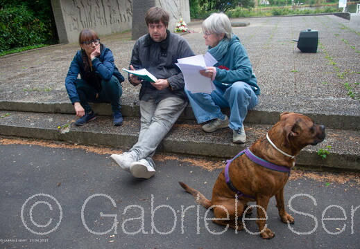 23.04.2025 Kundgebung am Platz des 23. April, 80. Jahrestag der Befreiung Köpenick 1945