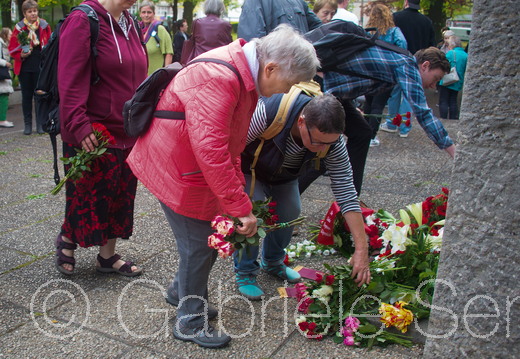 23.04.2025 Kundgebung am Platz des 23. April, 80. Jahrestag der Befreiung Köpenick 1945