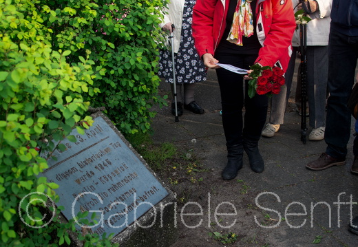 23.04.2025 Kundgebung am Platz des 23. April, 80. Jahrestag der Befreiung Köpenick 1945