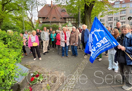 23.04.2025 Kundgebung am Platz des 23. April, 80. Jahrestag der Befreiung Köpenick 1945
