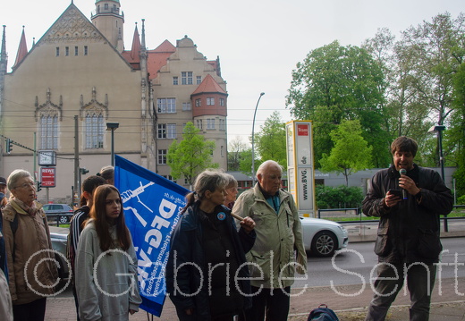 23.04.2025 Kundgebung am Platz des 23. April, 80. Jahrestag der Befreiung Köpenick 1945