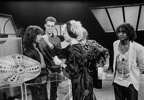 010. 1988 TV Studio Rostock , vor dem Auftritt