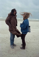 1988 nfa auf Tournee an der Ostsee Mick Thompson und Anke Bornschein