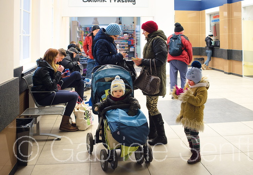 Februar 2015 im Bahnhof von Kostrzyn nad Odra