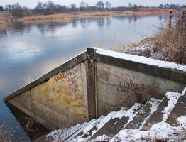 Februar 2015 Küstrin Kietz – Blick über die Oder