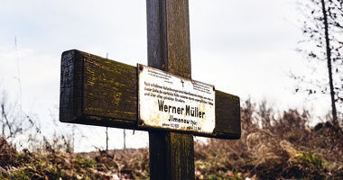 März 2015 Feldgrab an der Landstraße nach Reitwein