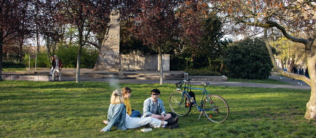 Platz des 23. April in Berlin Treptow Köpenick