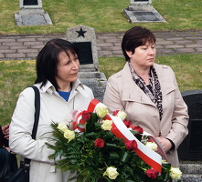 März 2015 Gedenken auf dem sowjetischen Ehrenfriedhof in Seelow