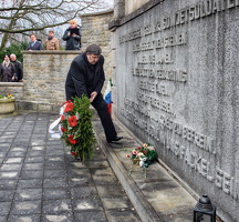 März 2015 Gedenken am sowjetischen Ehrenfriedhof in Seelow