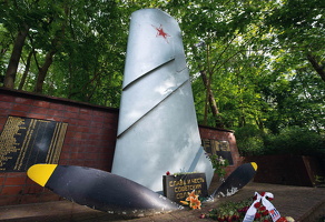 Mai 2020 sowjetischer Ehrenfriedhof in Buckow