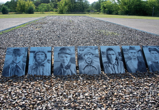 2020 im ehemaligen KZ Sachsenhausen, Fotos sowjetischer Kriegsgefangener