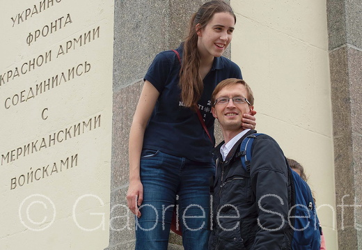 25. April 2015 beim Gedenken in Torgau