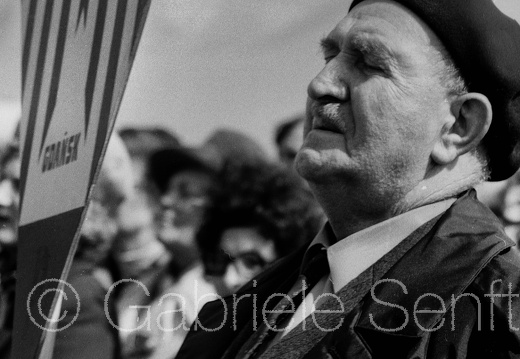 1975 Gedenken im ehemaligen KOnzentrationslager Sachsenhausen 