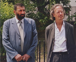 2004 05 30 Peter Handke und Zoran Milenkovic 1
