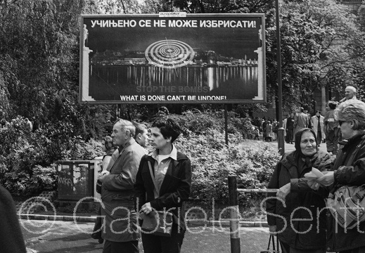 April 1999 Stadtansicht Belgrad, Jugoslawien im NATO Krieg