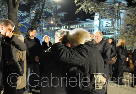 23.04..2009 Belgrad– Gedenken an die Toten der NATO-Bombardierung des RTS Senders