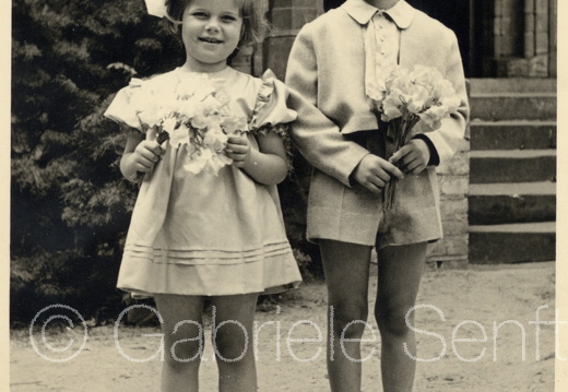 1954 bei der Heirat von Tante Maria 